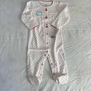 ❤️💕Valentine’s Theme Footed Onesie💕❤️